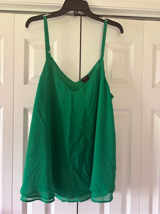 torrid Tops - torrid Bright Green Chiffon V-Neck Cami